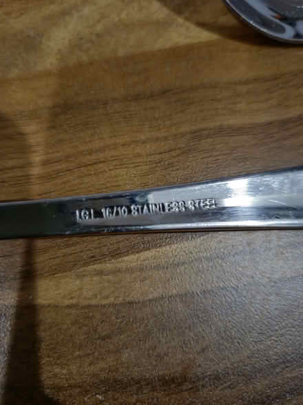 Photo of free 5 stainless steel soup spoons (CR4 Mitcham) #2