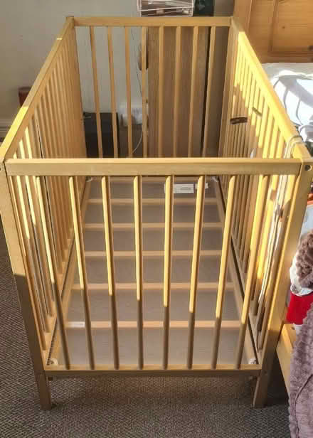 Photo of free Ikea Sniglar Cot WITHOUT MATRESS (Barkingside IG2) #3