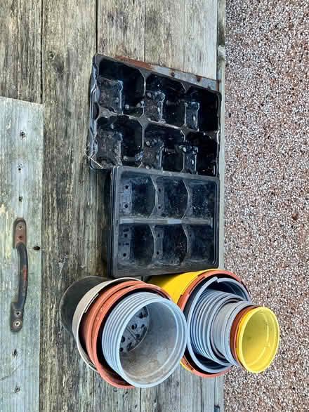 Photo of free Plastic plant pots (Willowbrae EH8) #1