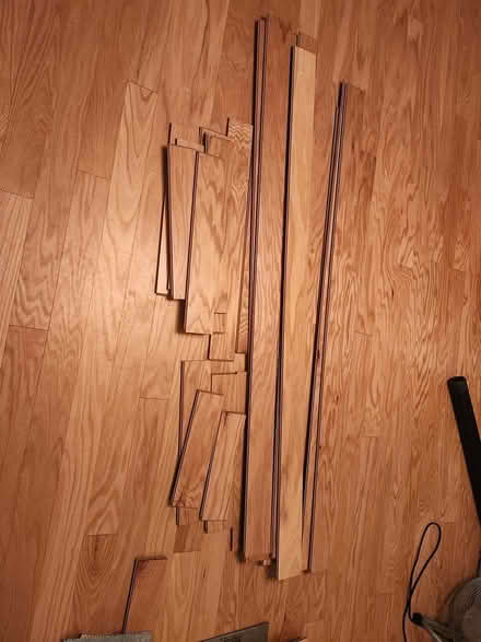 Photo of free 3/8" eng wood flooring & buffer (Near Shaw's in Groton) #1