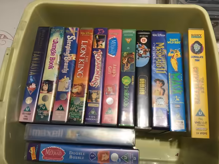 Photo of free Childrens VHS tapes (Sowerby HX6) #1