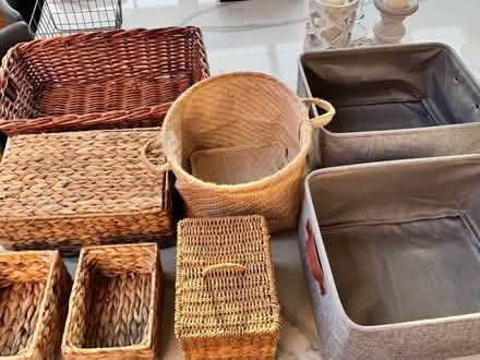 Photo of free Collection of Storage Baskets (LE7 Ratcliffe on the Wreake) #1