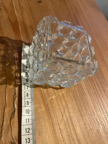 Photo of free Transparent plastic candle holder (201 Streatham High Road) #1