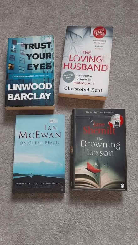 Photo of free 4 x Paperback Books (Maybury Hill GU22) #1