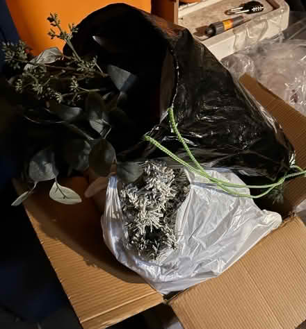 Photo of free Box of Christmas decorations (Woodley, RG5) #1