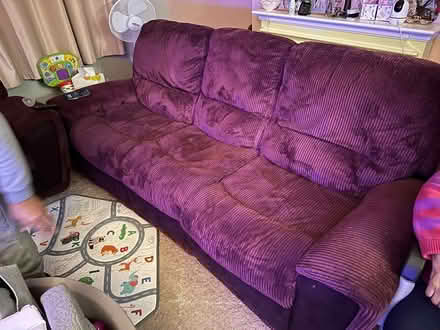 Photo of free Sofa purple (CR4) #1