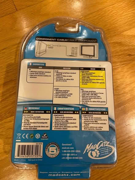 Photo of free Nintendo Wii cable component (north Downers Grove) #2