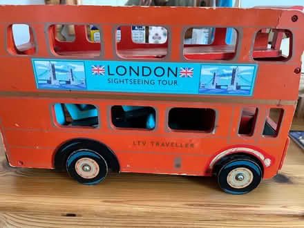 Photo of free Toy wooden London bus (N22 near Durnsford Road) #1