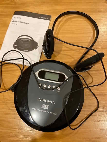 Photo of free Portable CD player and headphones (north Downers Grove) #1
