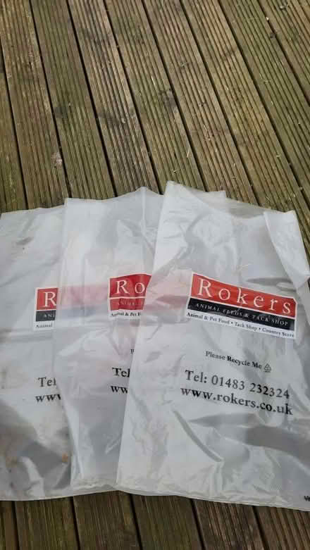 Photo of free Very strong heavy duty plastic sacks (Maybury Hill GU22) #1
