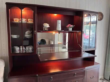 Photo of free Mahogany Display/Storage Unit (Snodland ME6) #1