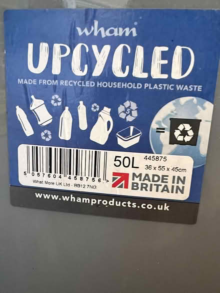 Photo of free 50L plastic tub (Morningside EH10) #2