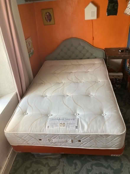 Photo of free Queen/small double bed with mattress and headboard (Patterdale CA11) #1
