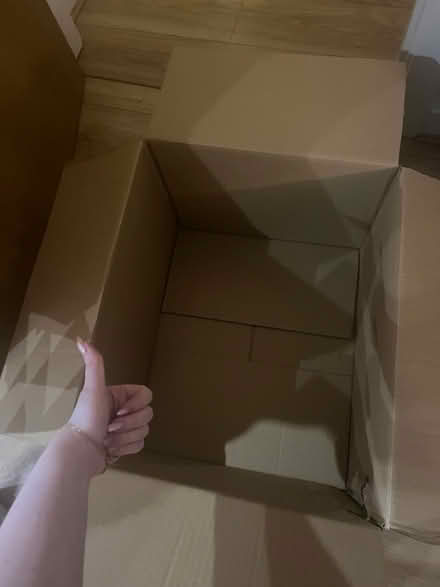 Photo of free 2 big cardboard boxes (SK1, central stockport) #1