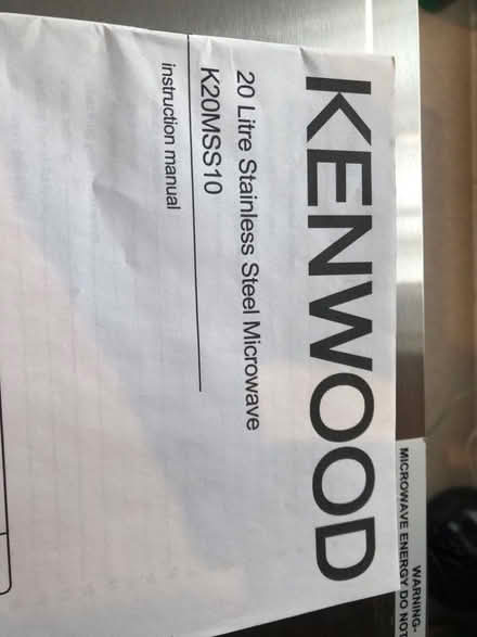 Photo of free Kenwood Microwave (North Bretton) #3