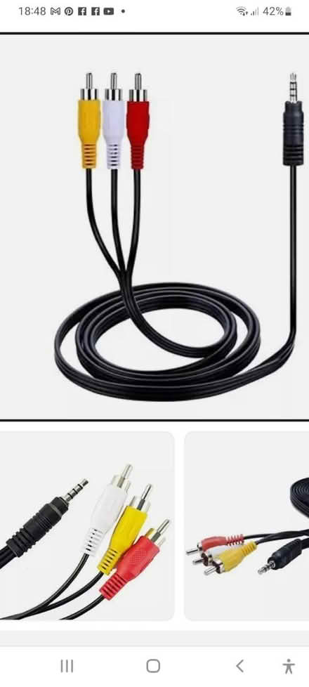 Photo of AV cable for Sony Handycam (Cheshunt EN8) #1