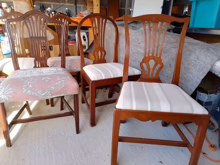 Photo of free Antique dining chairs (Saltford) #2