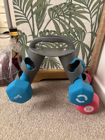 Photo of free Grey plastic weight stand (Didcot, OX11) #1