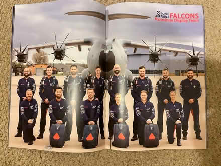 Photo of free RAF Falcons Display Team 2024 Brochure (60 pages) (Barrow nr Whalley BB7) #2