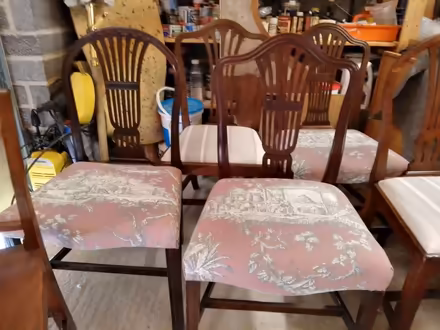 Photo of free Antique dining chairs (Saltford) #3