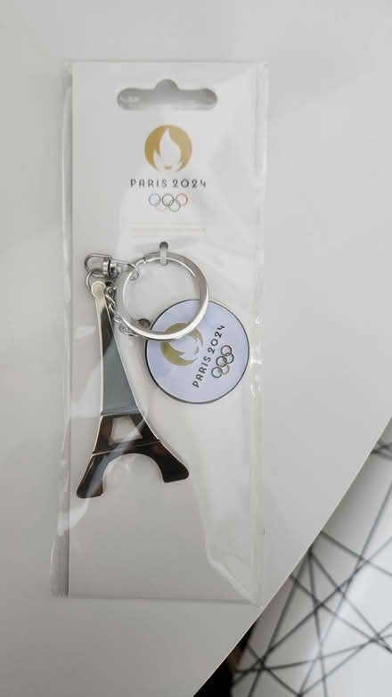 Photo of free Paris Olympic 2024 keychain (East Williamsburg) #1