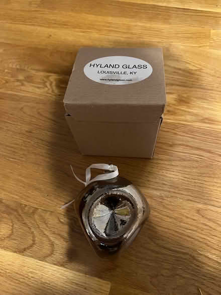 Photo of free Glass holiday ornament (Porter Square) #1