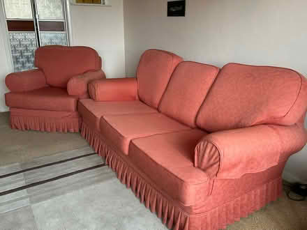 Photo of free Suite of 3 seat sofa and armchair (Ellesborough HP17) #2