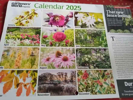 Photo of free 2025 Calendar (South Reading RG2) #1