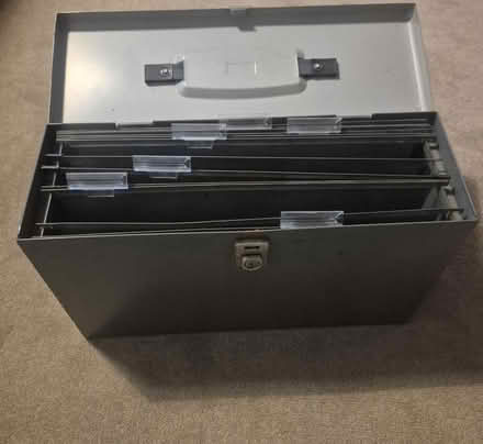 Photo of free Vintage metal filing box (WR3) #1