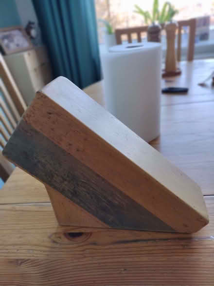 Photo of free Wooden kitchen knife block (Crosspool S10) #1