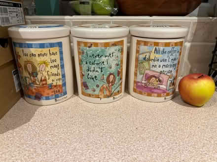 Photo of free Tea Coffee Sugar Jars (Brooklands, M23) #1