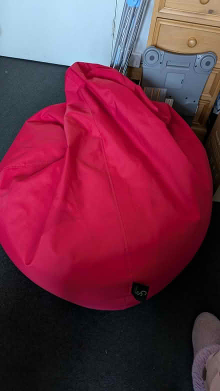 Photo of free Red beanbag (G33 Glasgow East End) #1