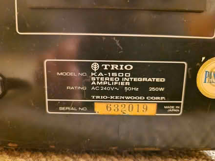 Photo of free Amp and Speakers (Bonsall DE4) #2