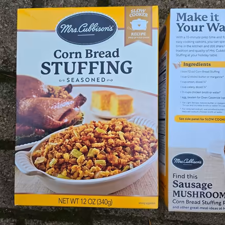Photo of free Corn Bread Stuffing (Chiquita Av Mtn View) #1