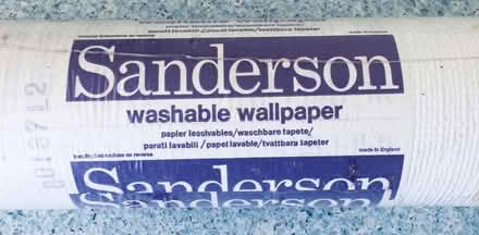 Photo of free One roll Sanderson washable wallpaper, still sealed/wrapped. (Southdown AL5) #1