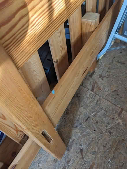 Photo of free Single wooden bed frame (HA8) #2