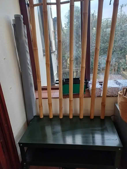 Photo of free Metal and bamboo coat stand (TF9) #1