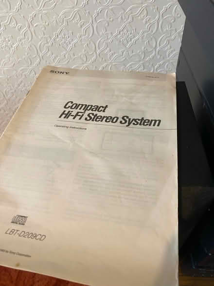 Photo of free Sony compact HiFi system (Crawley RH11) #3