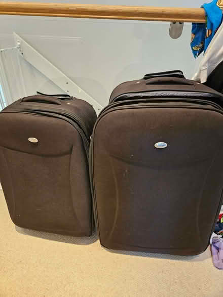 Photo of free Medium M&S black pull along suitcase (AB10) #3