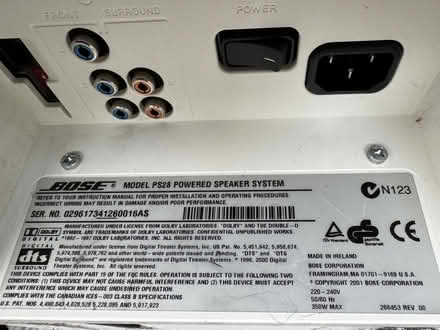 Photo of free Bose subwoofer working (Chatham ME4) #2