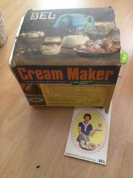 Photo of free Vintage cream maker (not electric) (B62 near Blackheath) #1