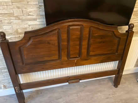 Photo of free Double bed frame (Bretton) #1