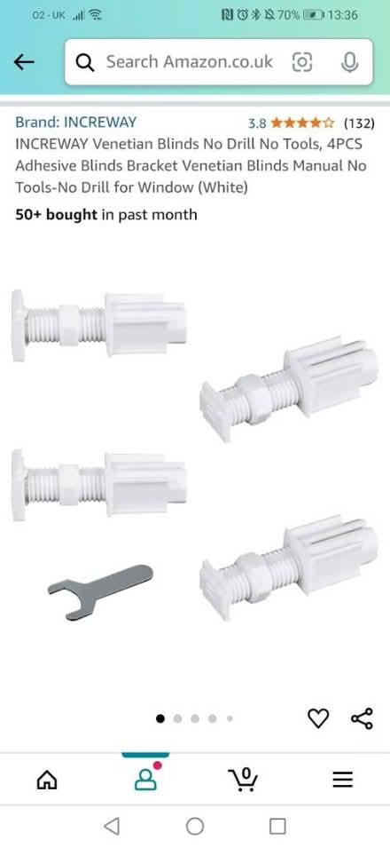 Photo of free No drill venetian blind fittings (Central Oxford - near station) #4