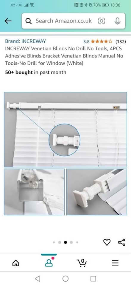 Photo of free No drill venetian blind fittings (Central Oxford - near station) #1