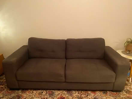 Photo of free Dark grey sofa (Margate) #1