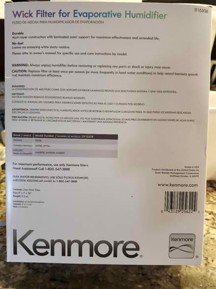 Photo of free Wick Filter for Humidifier (Granby, MA) #2
