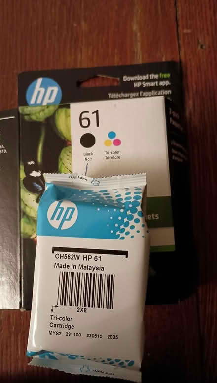 Photo of free HP 61 tricolor ink cartridge (Somerville, off Cedar St) #1