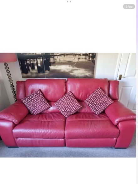 Photo of free 3 seats leather. sofa (ne28) #1