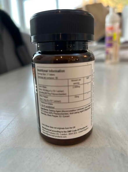 Photo of free Half a bottle of Lions Mane tablets (Chislehurst, BR7) #3