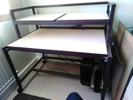 Photo of free Computer desk and office chair (East Ardsley WF3) #1